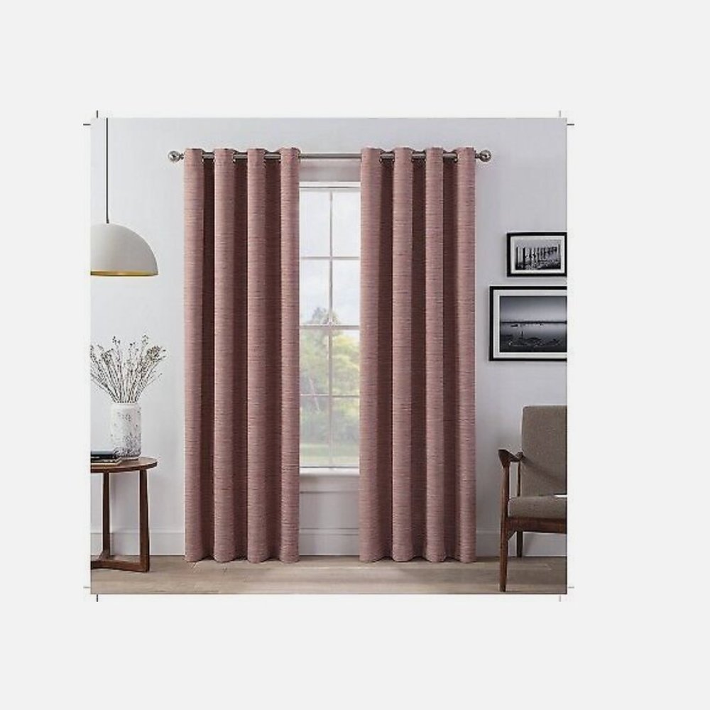 Set of 2 (95"x52") Wyckoff Blackout Window Curtain Panels Red - Eclipse